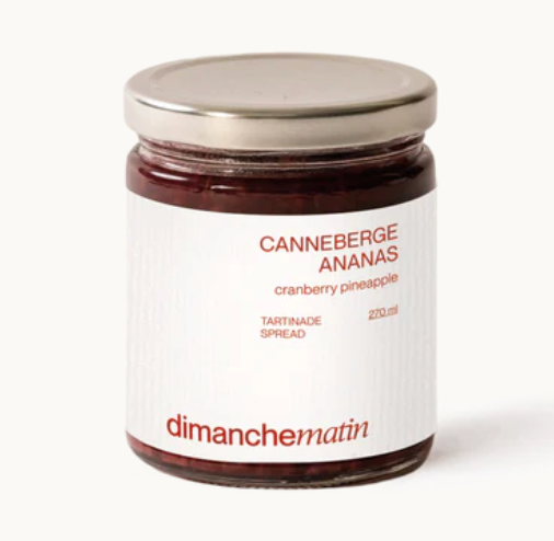 Dimanche matin - Tartinade Canneberge Ananas