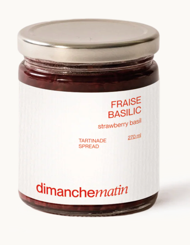Dimanche matin - Strawberry Basil Spread