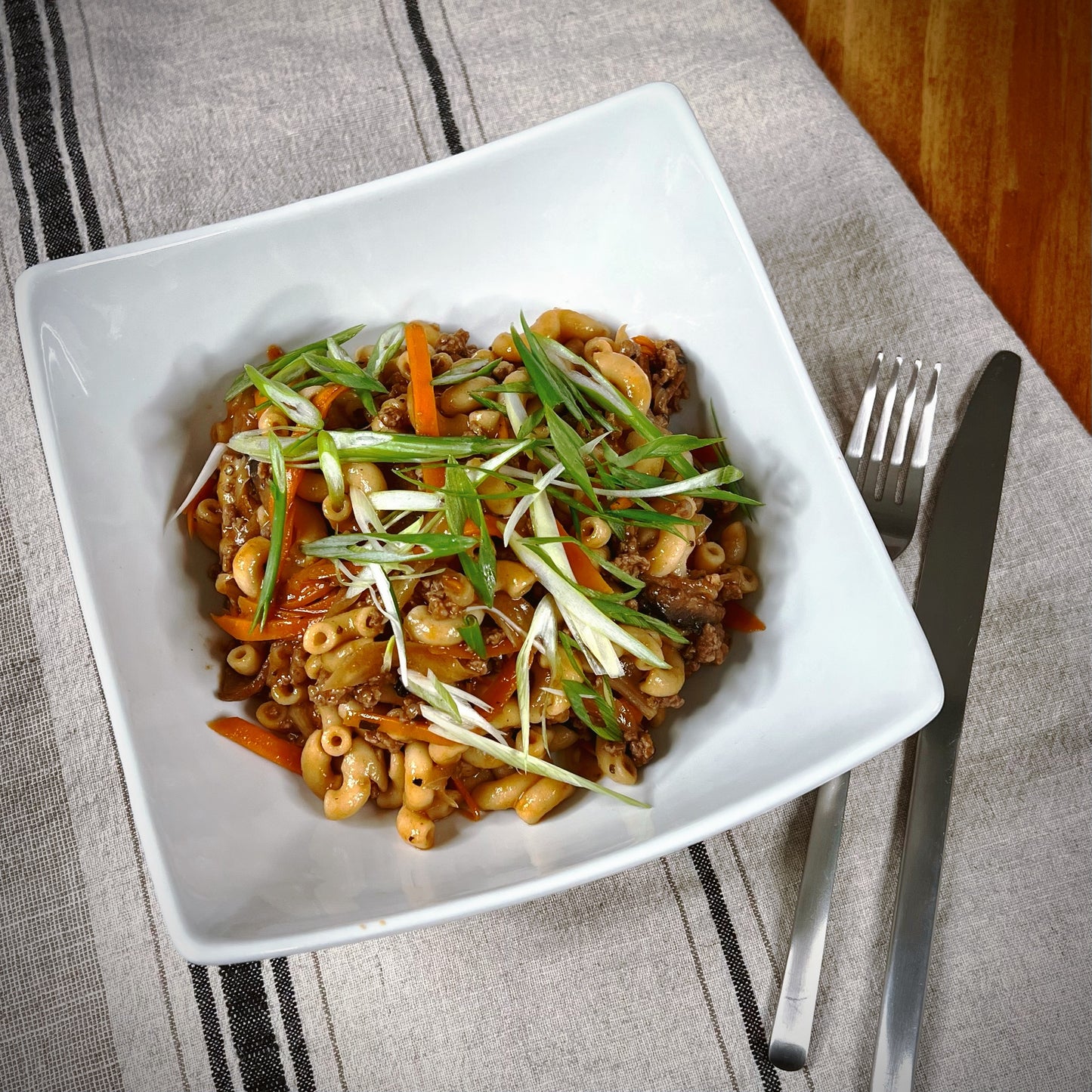 Macaroni with Tempeh and Fennel