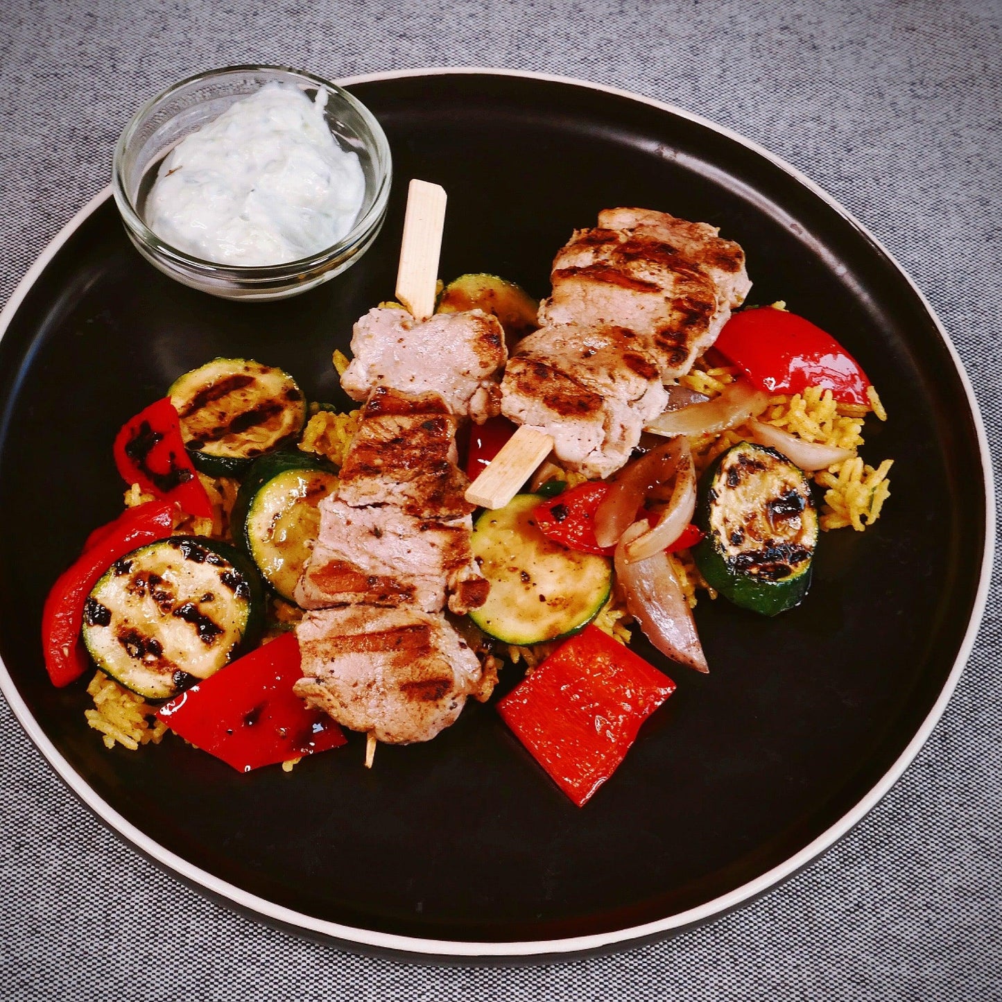 brochette et légumes - boite repas - Kale fait maison - Montréal