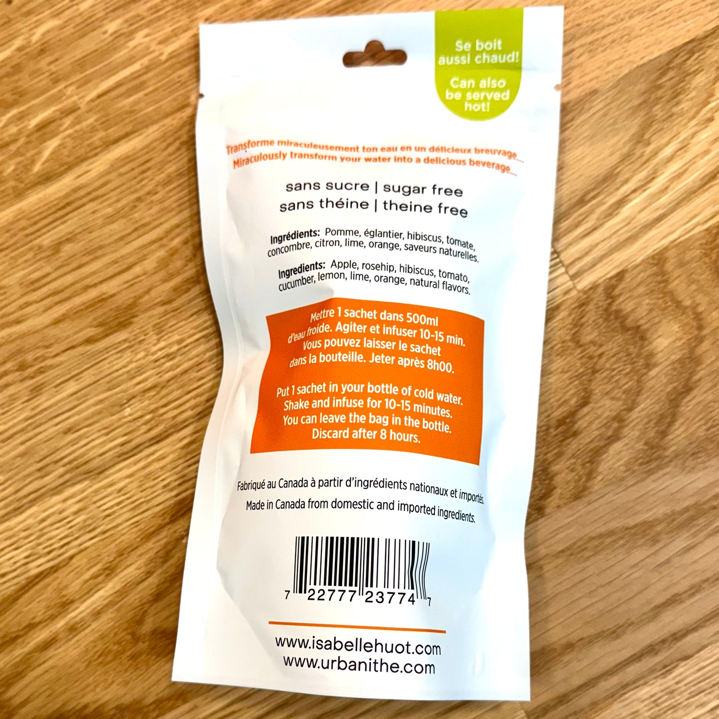 Urbanité - L'Éclathé (Tisane) 9 sachets