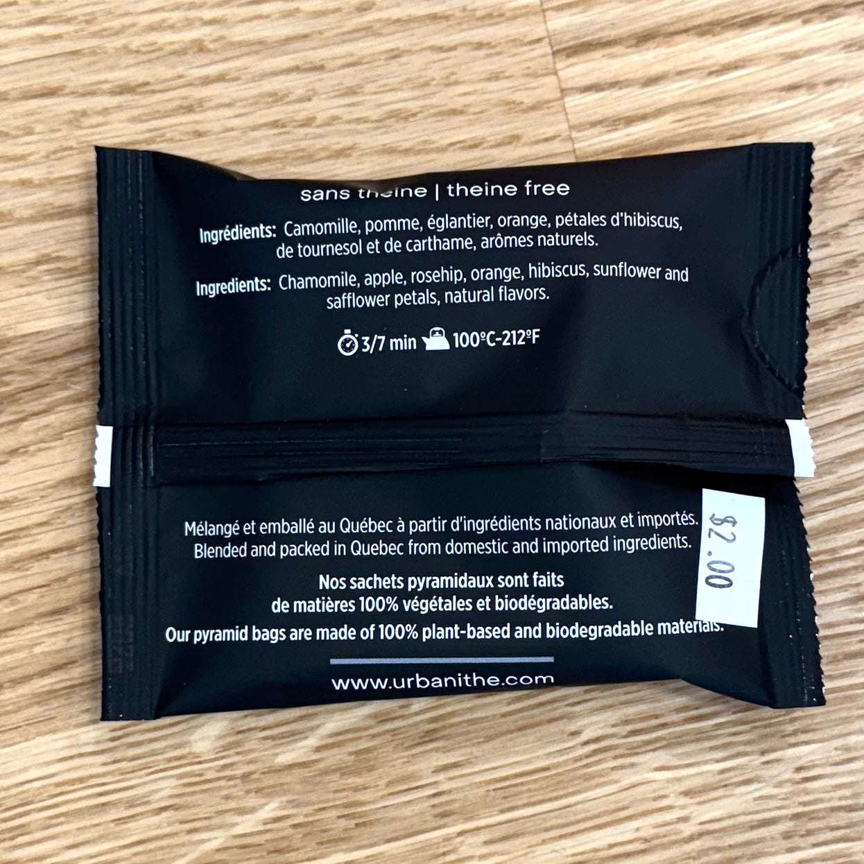 Urbanité - Sachet Tisane Relax