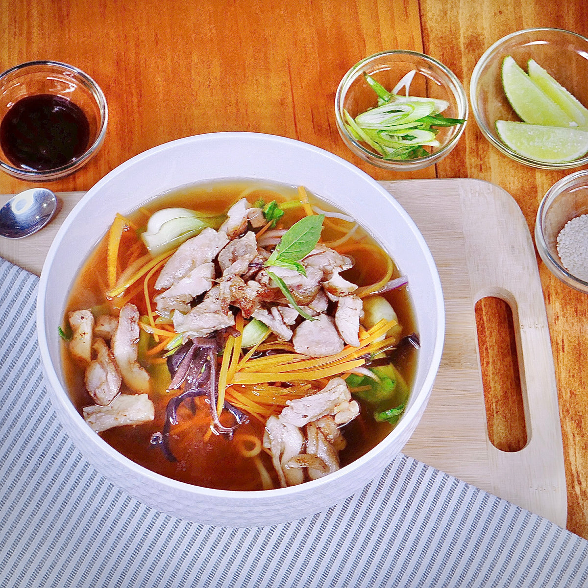 Chicken Chow Mein Noodle Soup