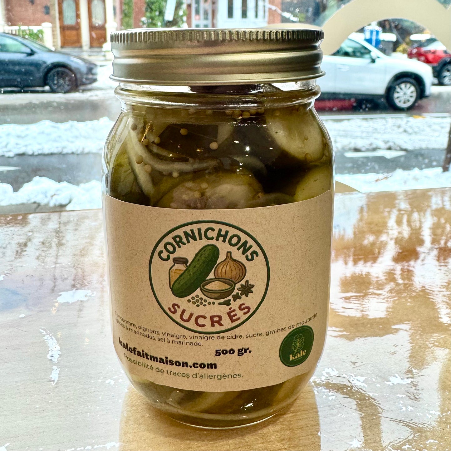 Produit maison - Cornichons Sucrés