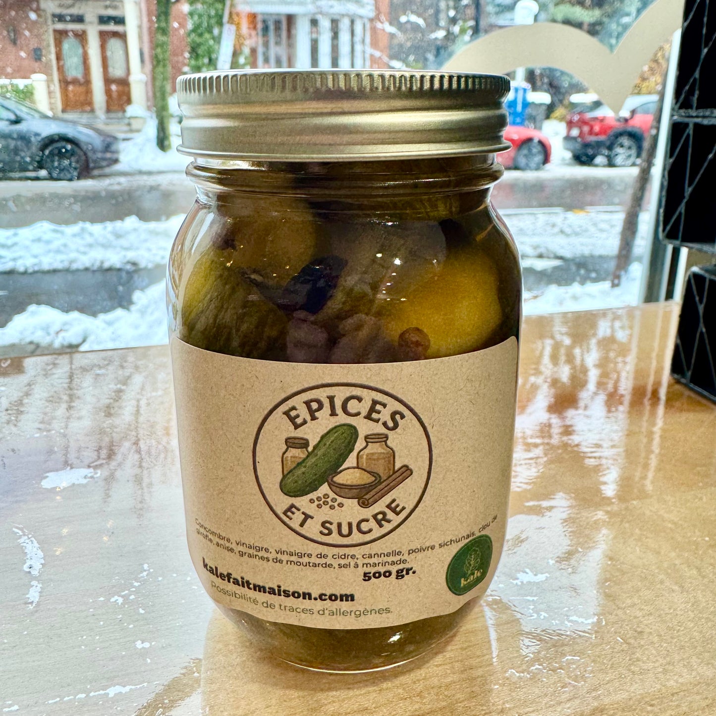 Homemade product - Spiced and Sugared Pickles