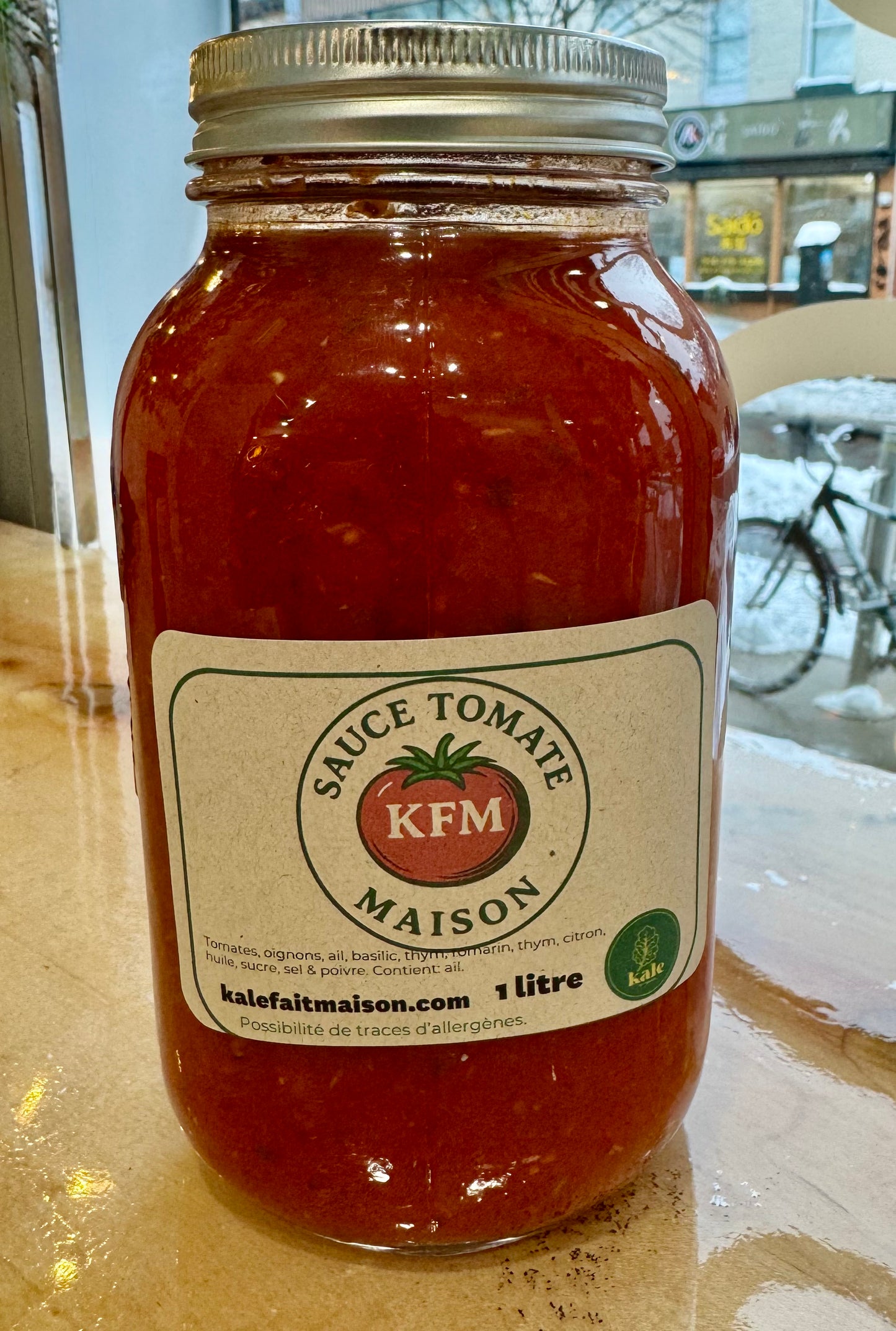 Produit maison - Sauce Tomate KFM 1 LITRE
