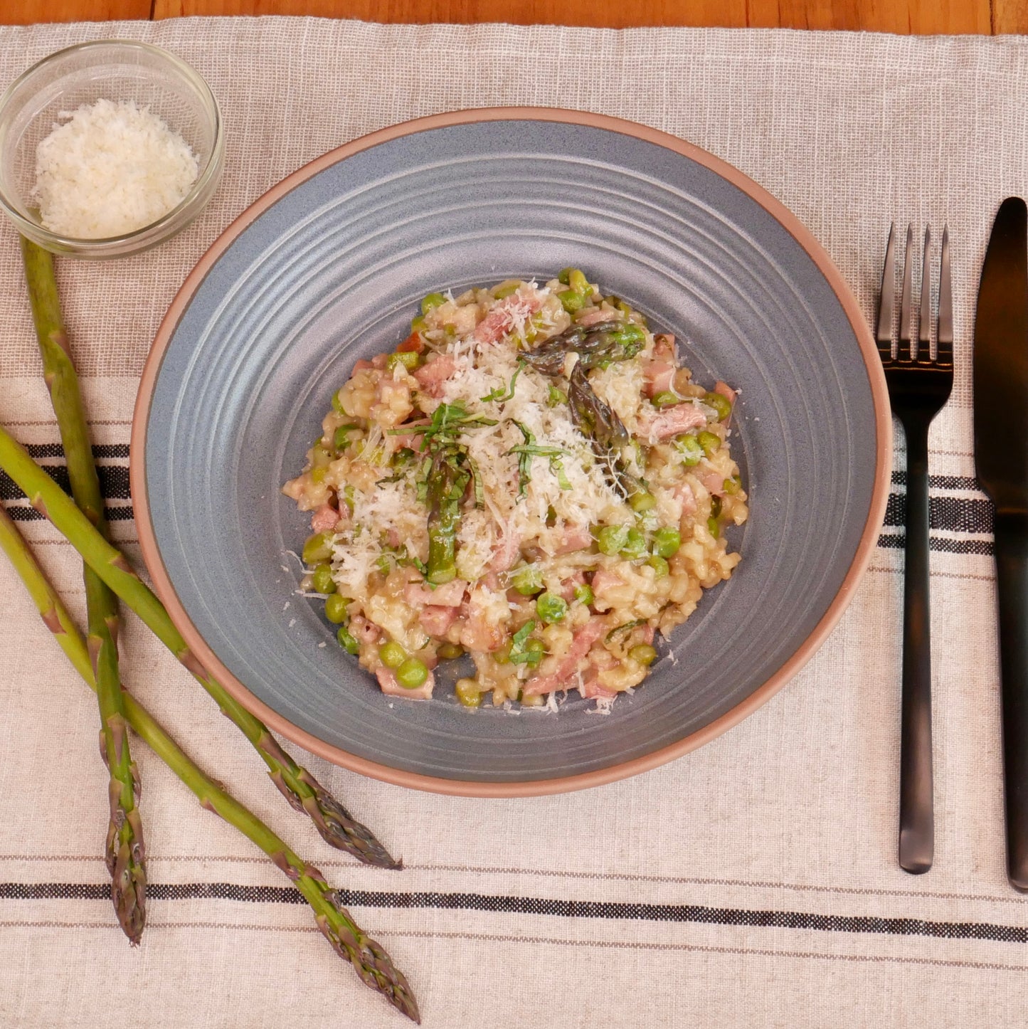 Risotto with Ham and Asparagus