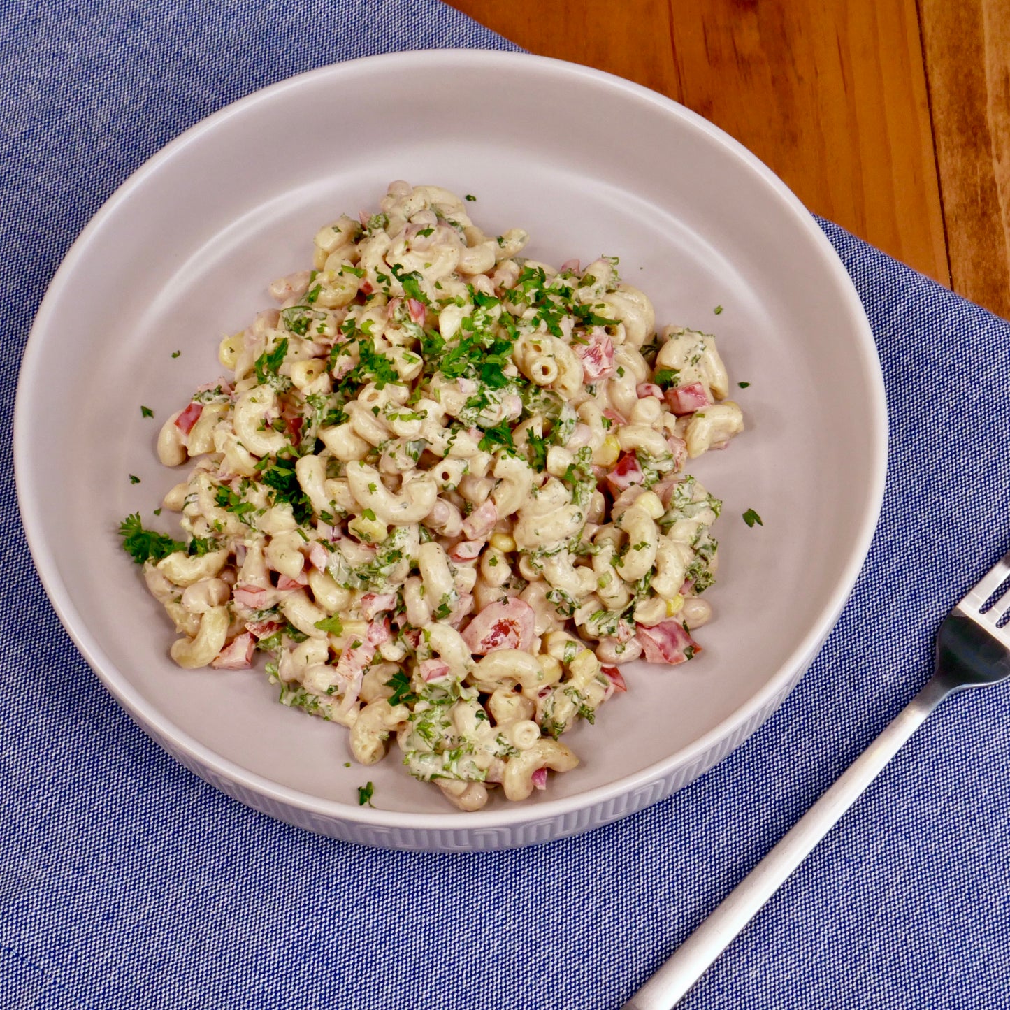 Salade de Macaroni Style Cajun