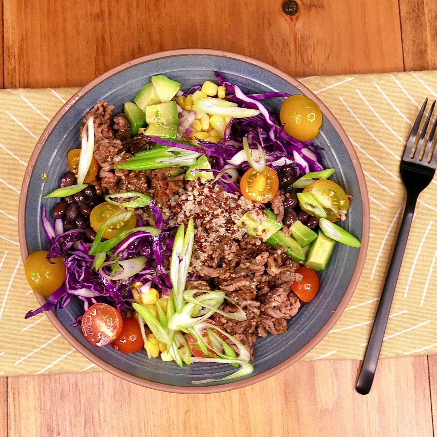 Mexican TOFU Bowl with Quinoa