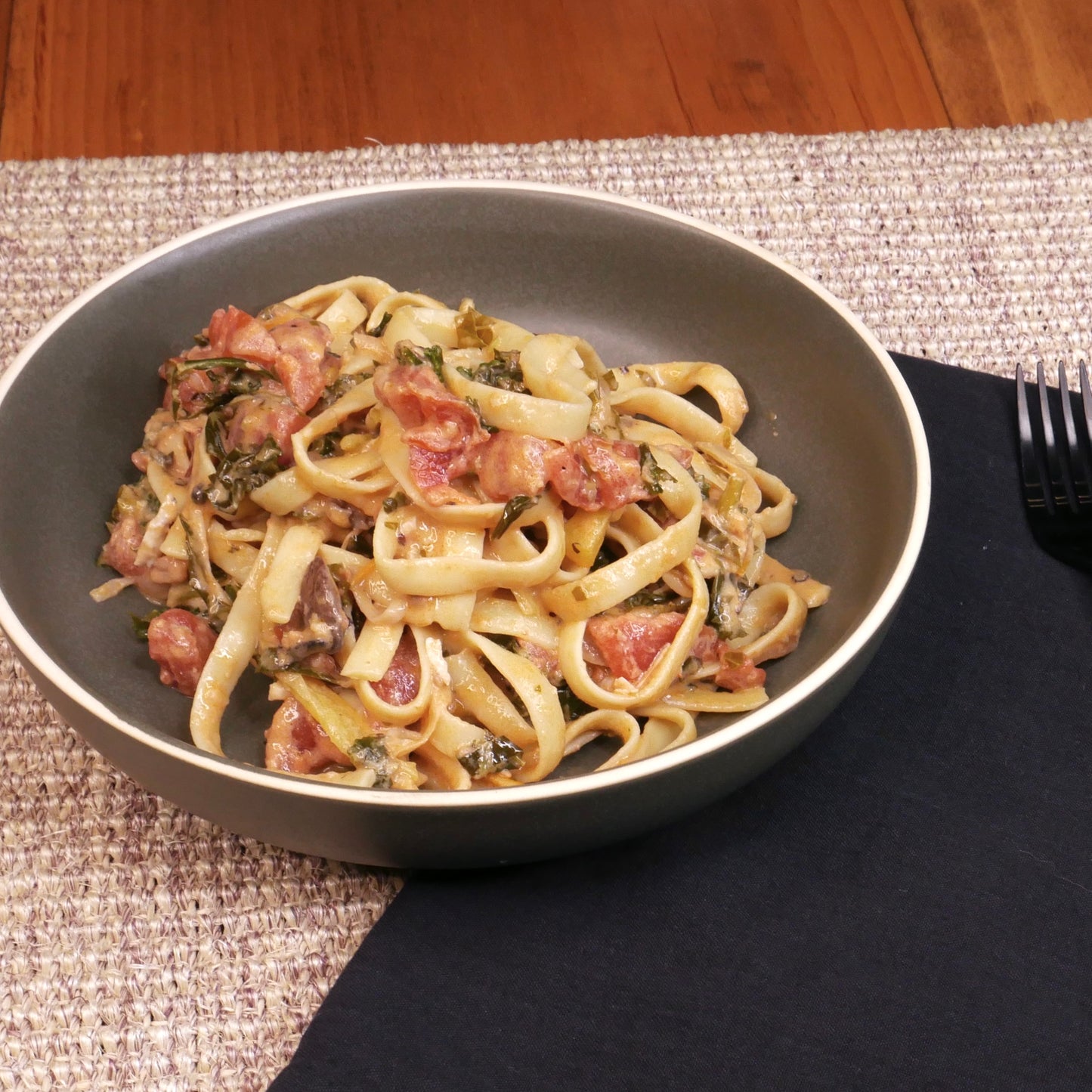 Fettuccine Rustic Rosée Sauce (Vegetarian)