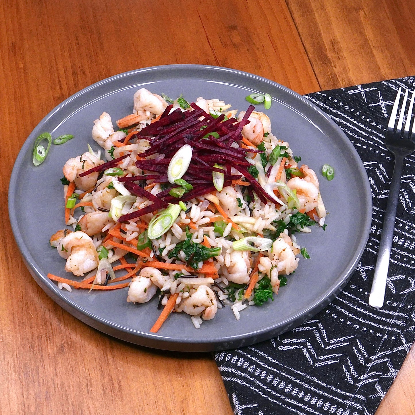 Shrimp and Wild Rice Homemade Pilaf