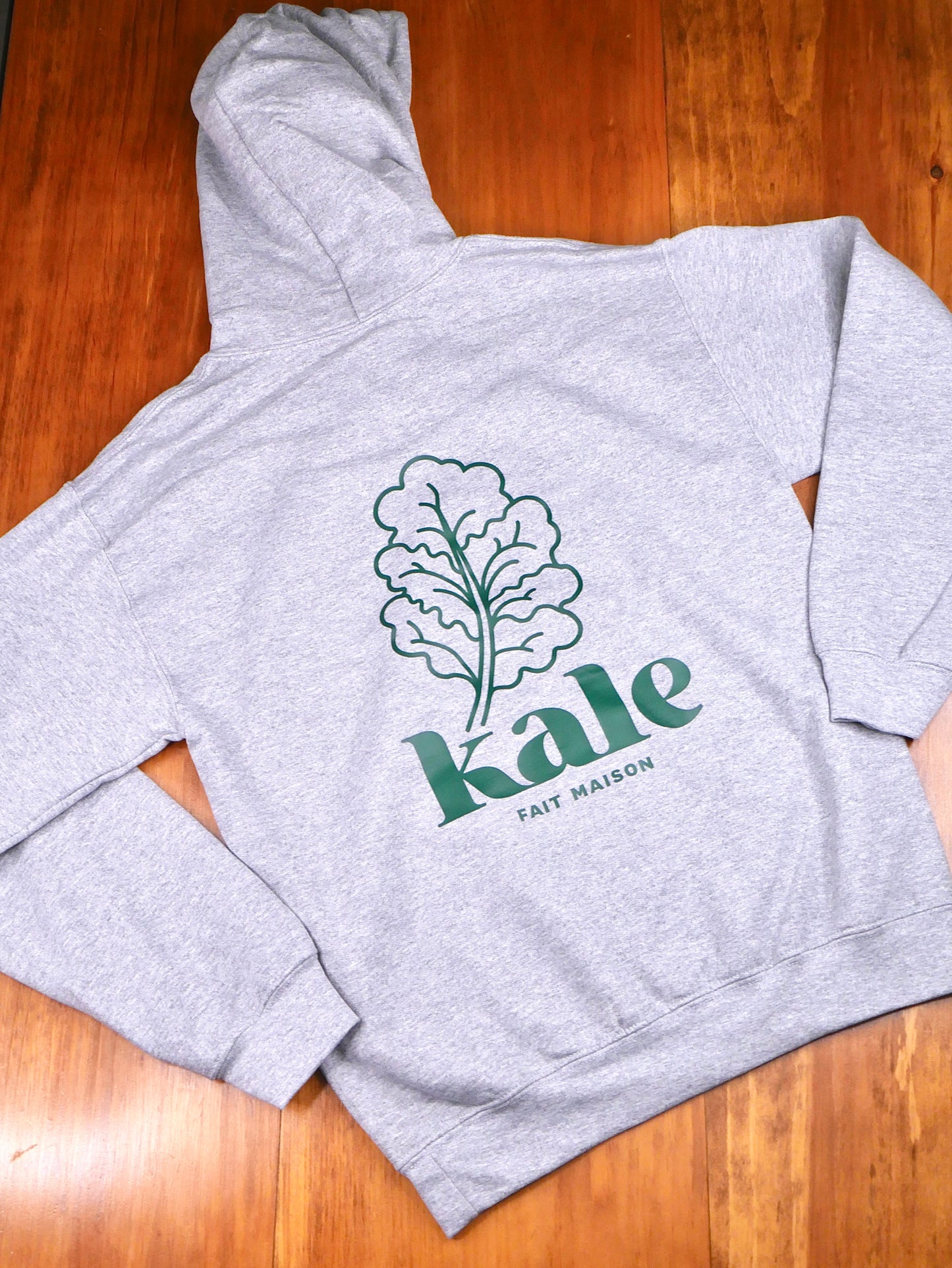 Coton ouaté gris Kale fait maison