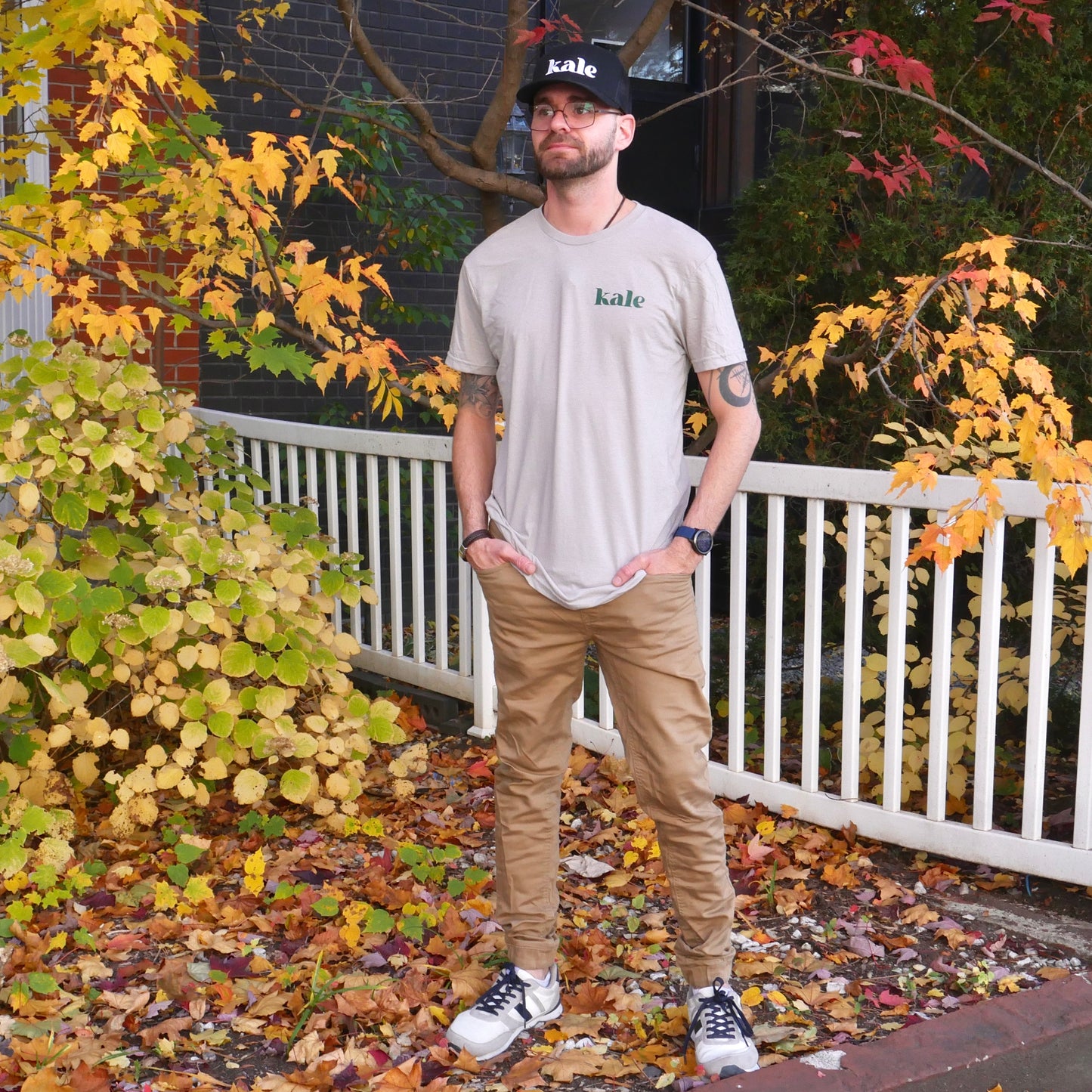 Kale fait maison Beige T-Shirt