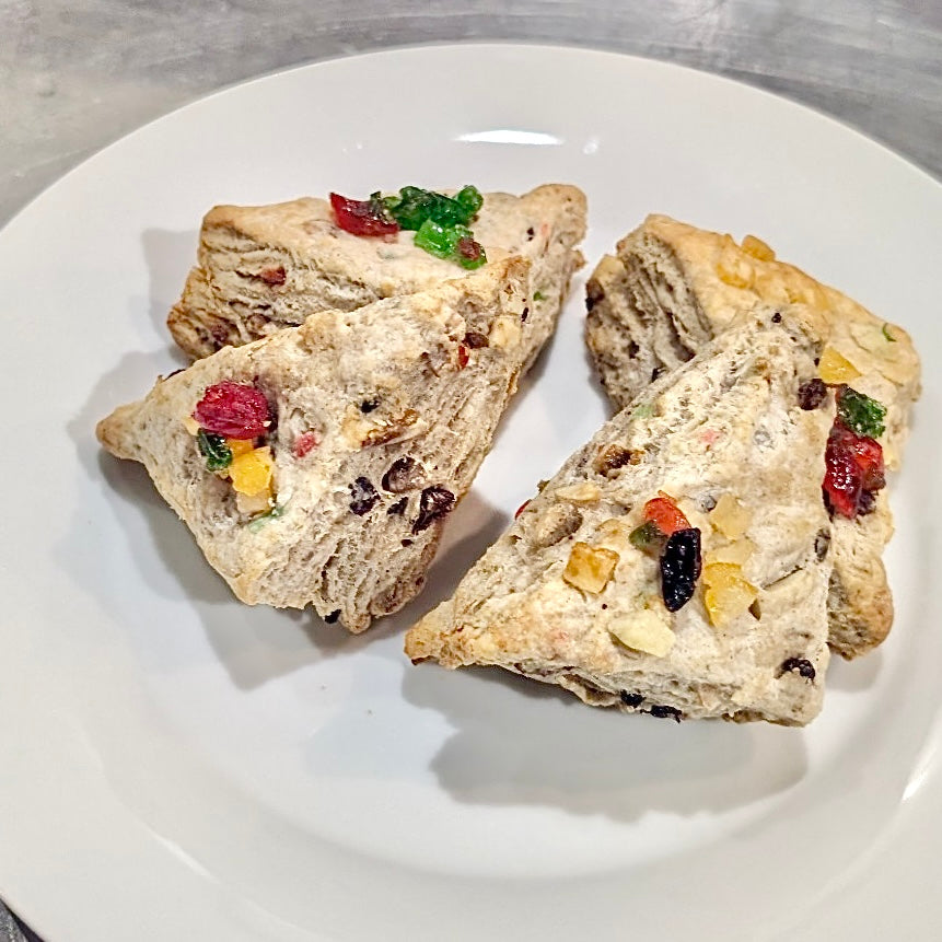 Boîte de Scones aux Fruits Confits