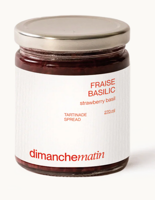 Dimanche matin - Strawberry Basil Spread