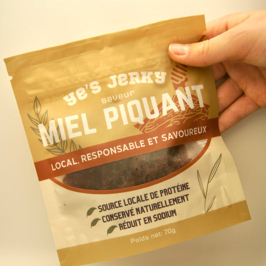 Nouveau! Ye's Jerky - Miel Piquant