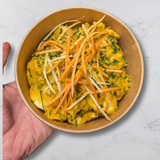 Tortellini au Fromage Sauce aux Carottes et Miso (végé)