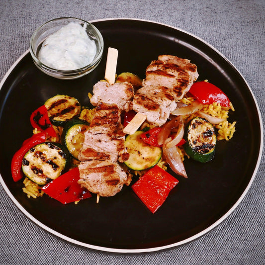 brochette et légumes - boite repas - Kale fait maison - Montréal