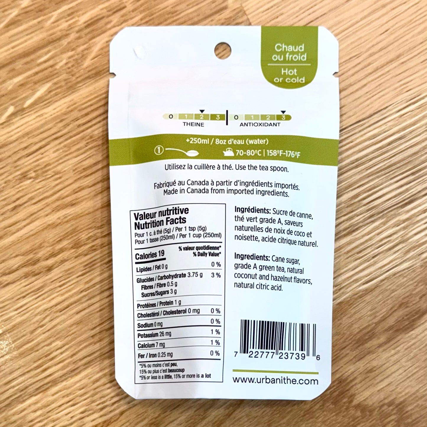 Urbanité - Matcha 50gr.