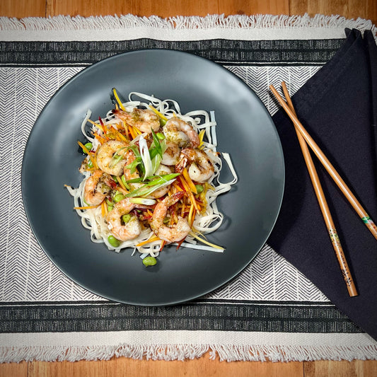Sauté de crevettes - boite repas - Kale fait maison - Montréal