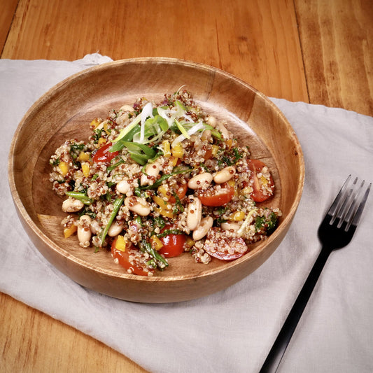 Quinoa Salad with Balsamic and Maple Vinaigrette