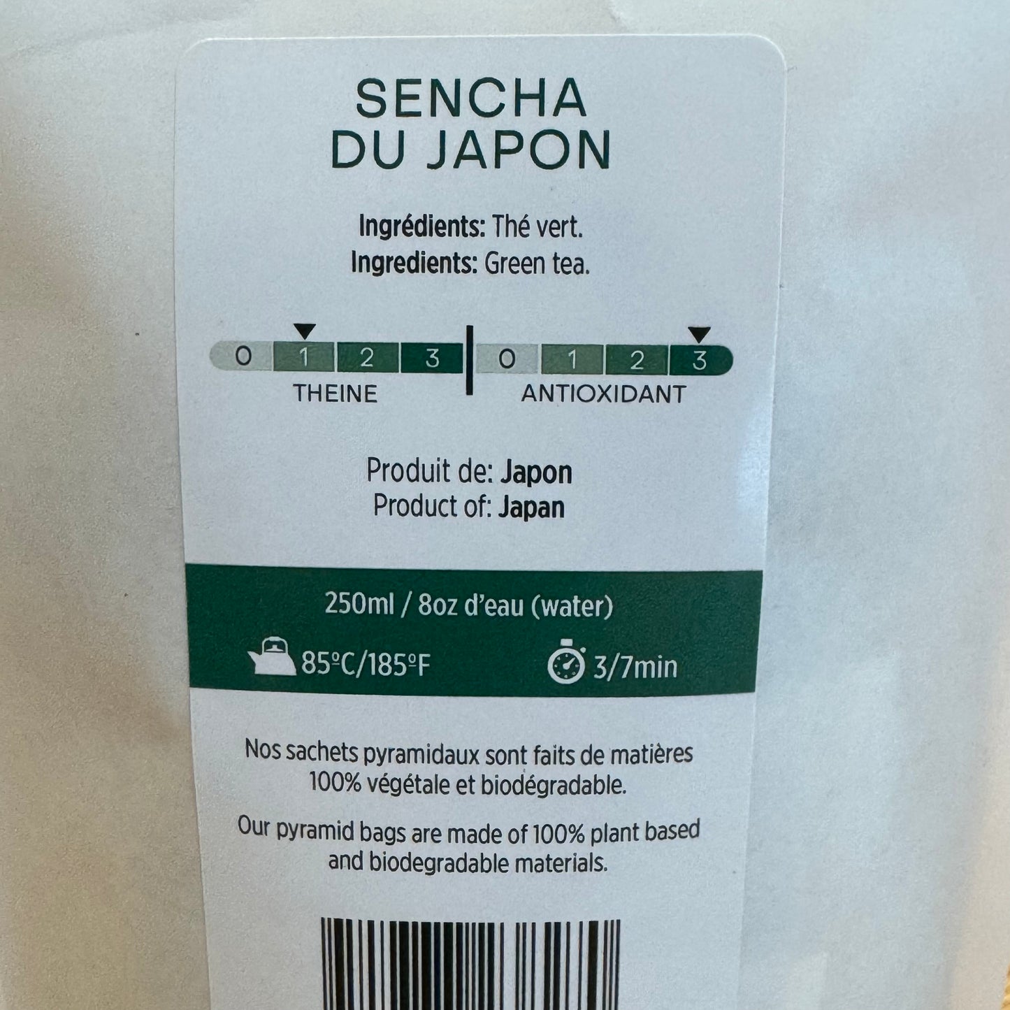 Urbanity - Sencha tea from Japan 9 bags