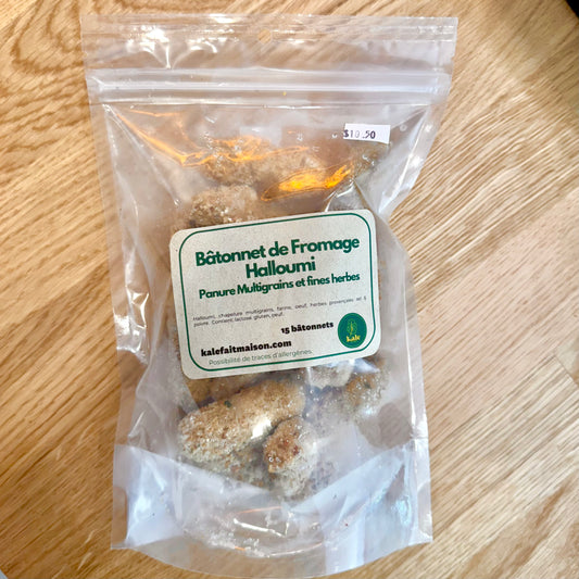 NOUVEAU! Bâtonnets de Fromage Halloumi (15) (Congelé)