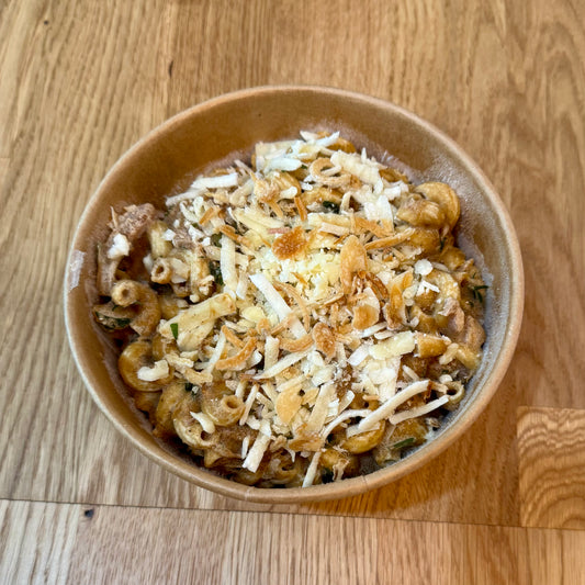 Macaroni au fromage gouda et sauce masala (Congelé)