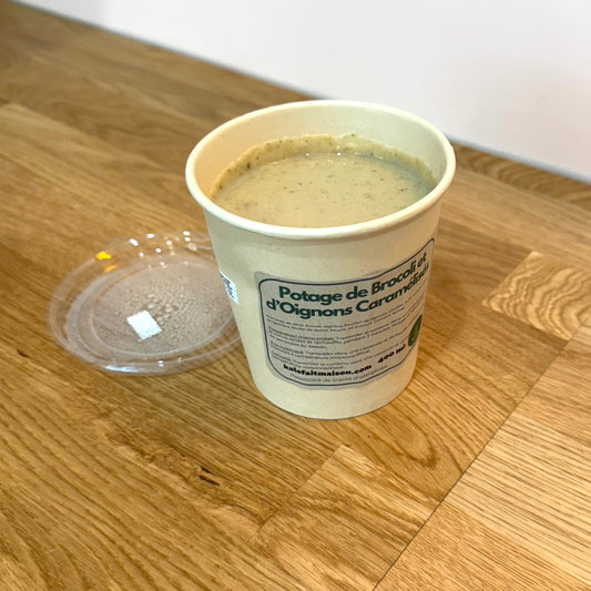 Potage de Brocoli et Oignons Caramélisés (Congelé)