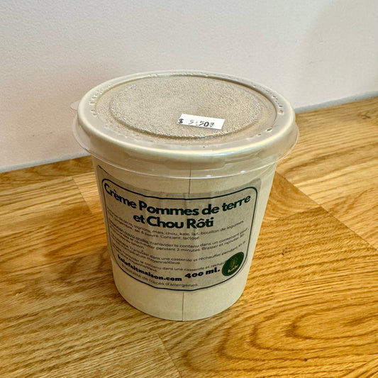 Crème de Pommes de terre et Chou Rôti  (Congelé)