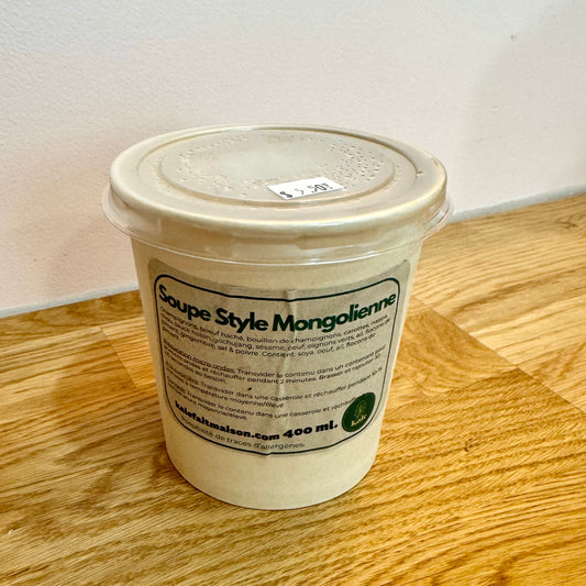 Soupe Style à la Mongolienne  (Congelé)