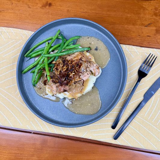 Nouveau! - Poulet Soupe à l’oignon avec Purée