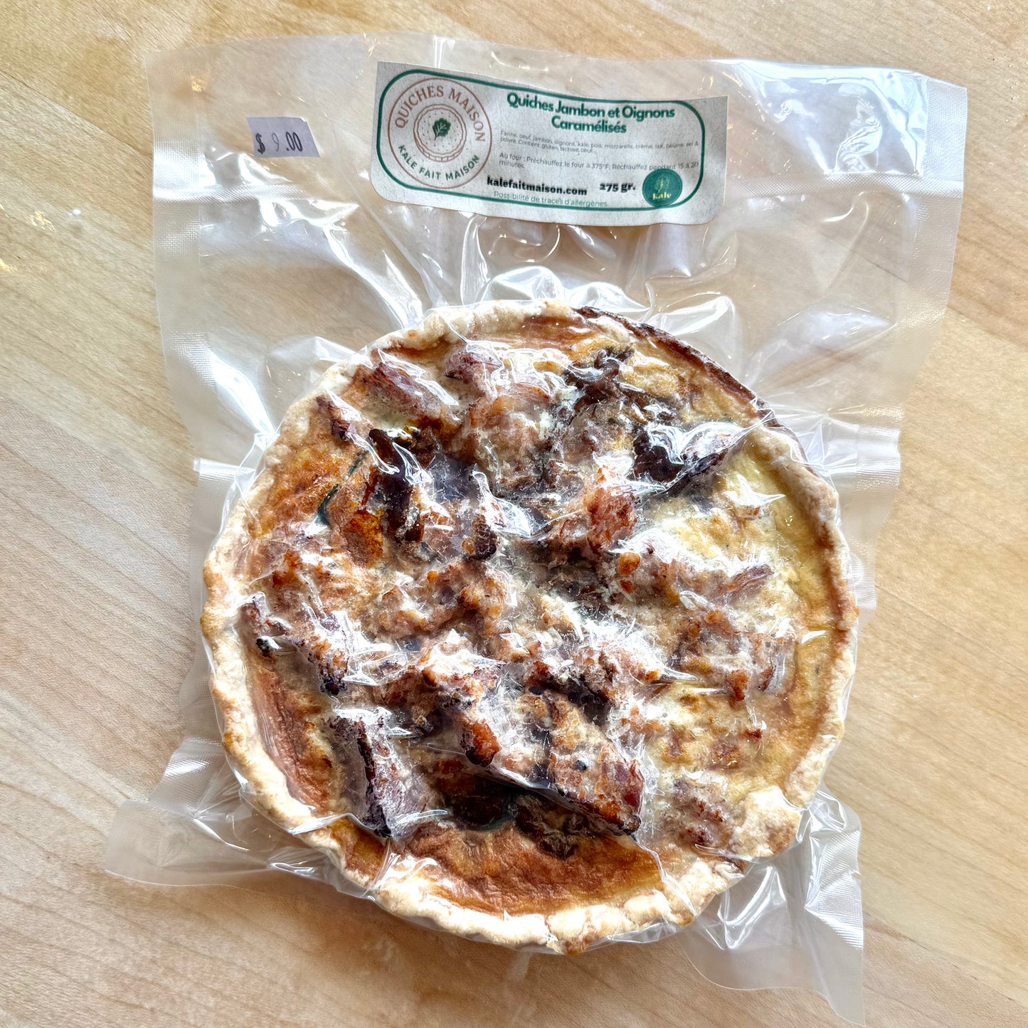 NOUVEAU! Quiches Jambon et Oignons Caramélisés