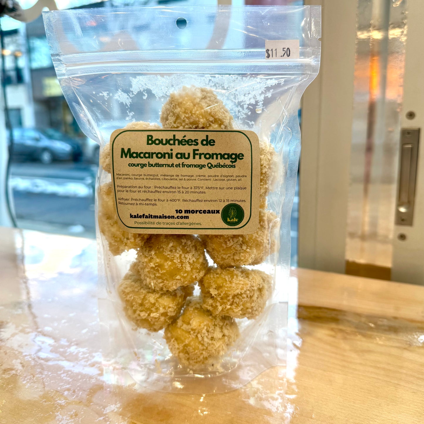 NOUVEAU! Bouchées de Macaroni au Fromage (Congelé)