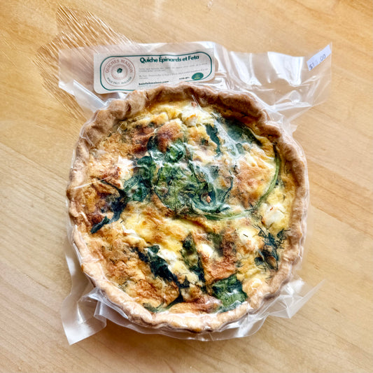 NEW! Spinach and Feta Quiches (Veg)