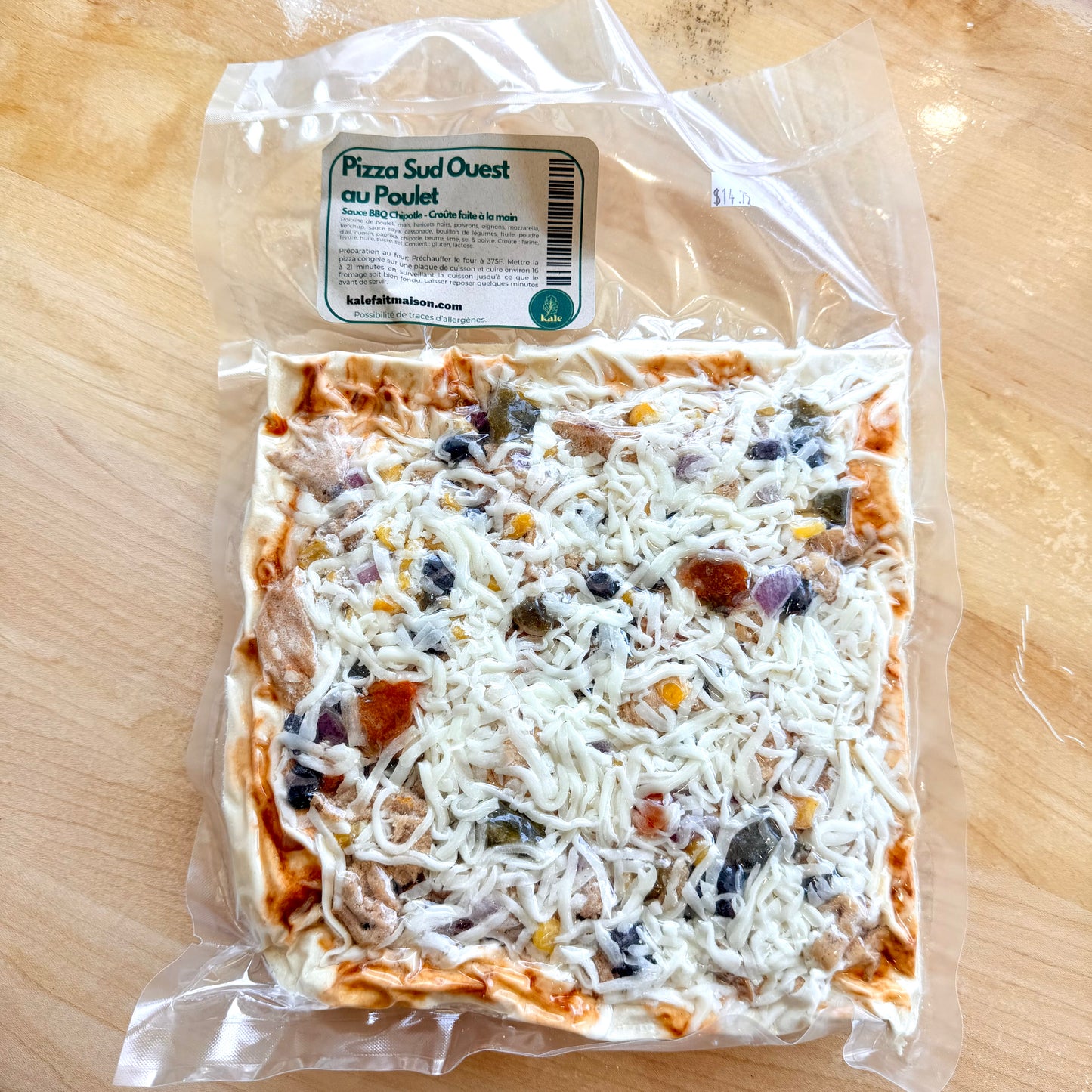 New! Southwest Chicken Pizza - Hand-tossed crust (Frozen)