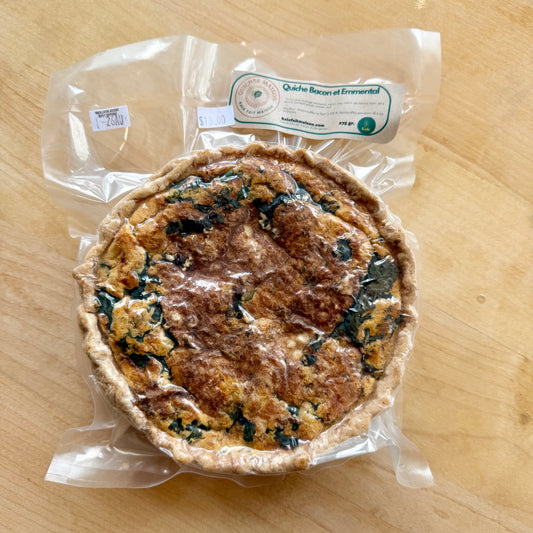 Bacon and Emmental cheese Quiche