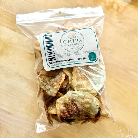 Nouveau! Chips Maison cuite au four - Parmesan et fines herbes