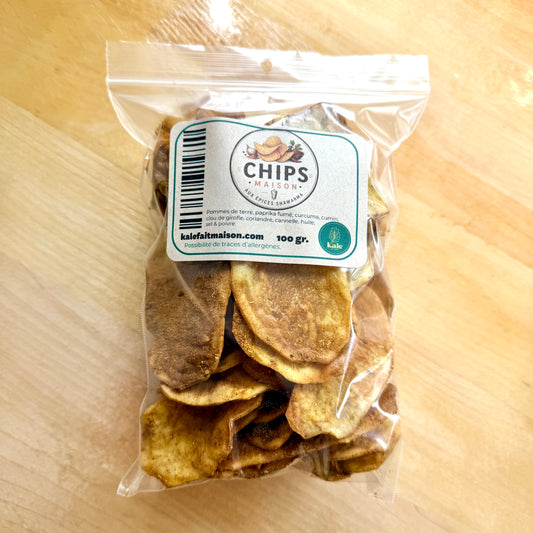 Nouveau! Chips Maison cuite au four - Épices shawarma