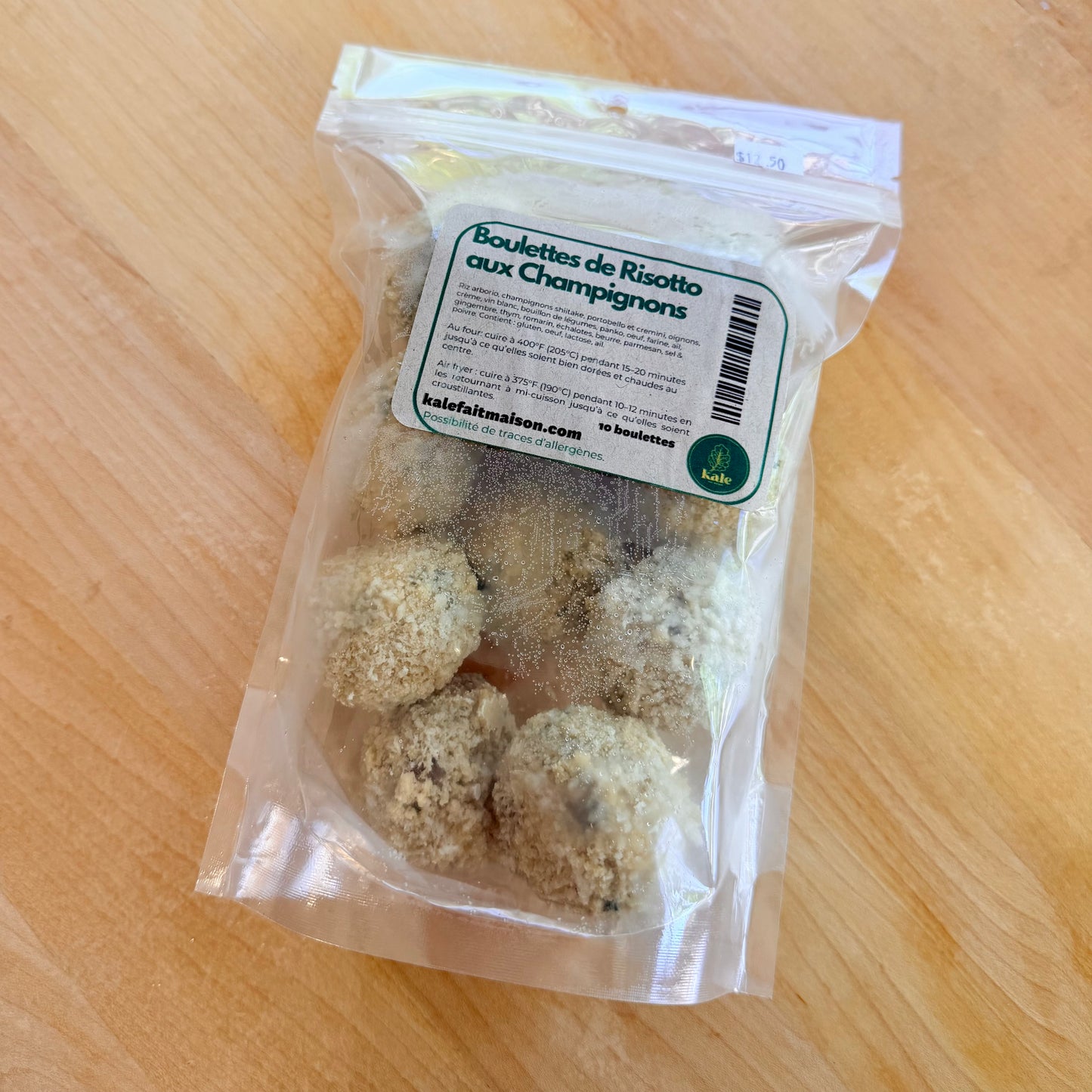 Boulettes de Risotto aux Champignons (10) (Congelé)