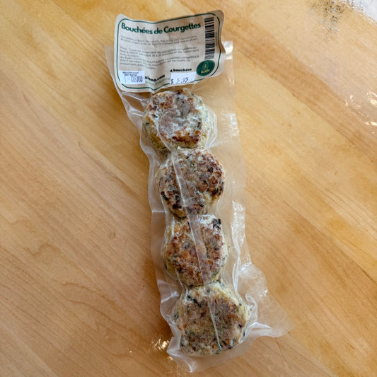 **Only 5 available** Zucchini Fritters (4 pieces) (Frozen)