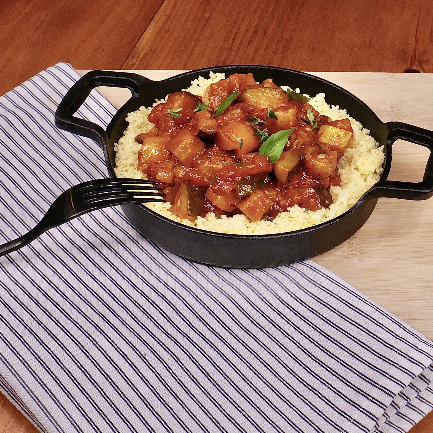 Ratatouille avec Couscous