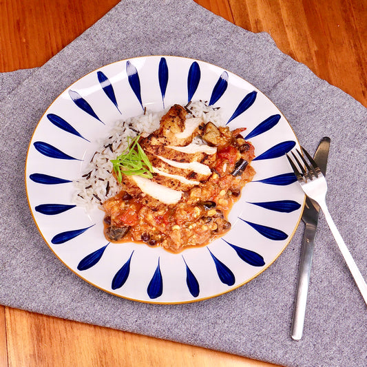Poulet Tex Mex avec Riz Sauvage (Un peu épicé)
