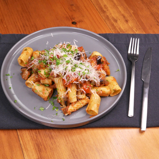 Rigatoni à la Norma (Aubergine) / Option Poulet Grillé