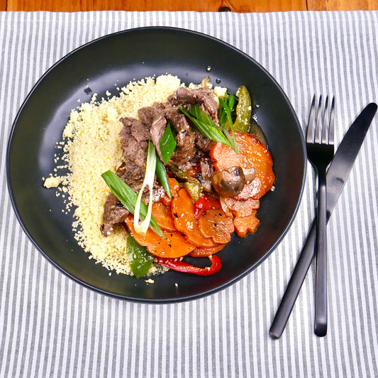 Sauté de Bœuf à la Sichuanaise avec Couscous