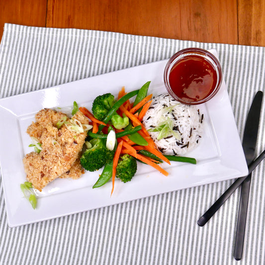 Nouveau Repas! - Poulet Pané Sauce Chili Doux avec Mélange Riz Sauvage