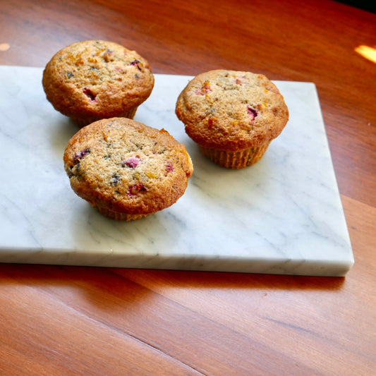 New! - Cranberry and Orange Muffins